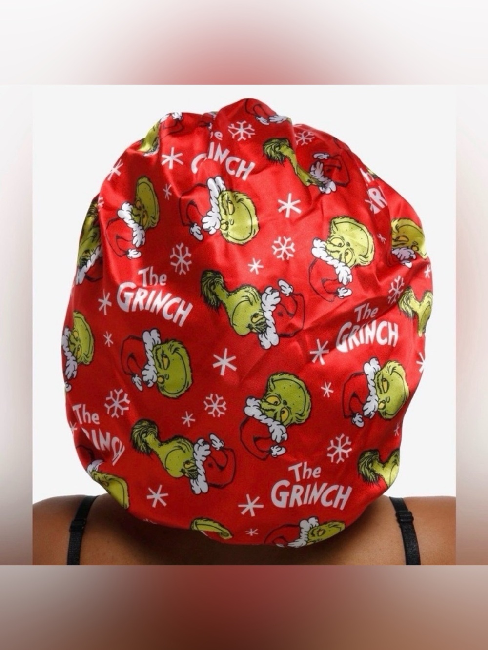 “How The Grinch Stole Christmas” Reversible Satin Bonnet- NWT